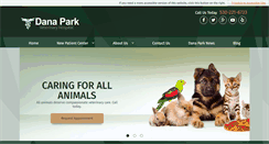 Desktop Screenshot of danaparkvethospital.com